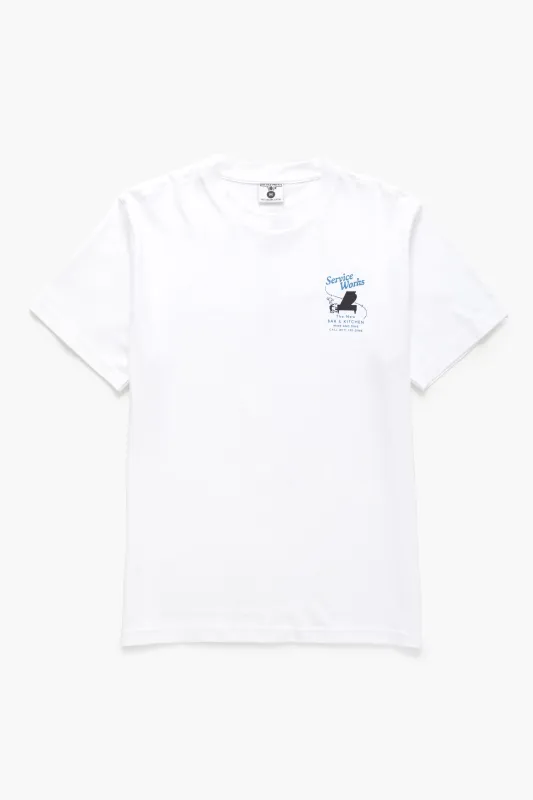 Bar & Kitchen Tee - White sold by Service Works
