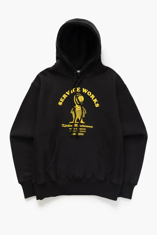 Maintainence Hoodie - Black sold by Service Works
