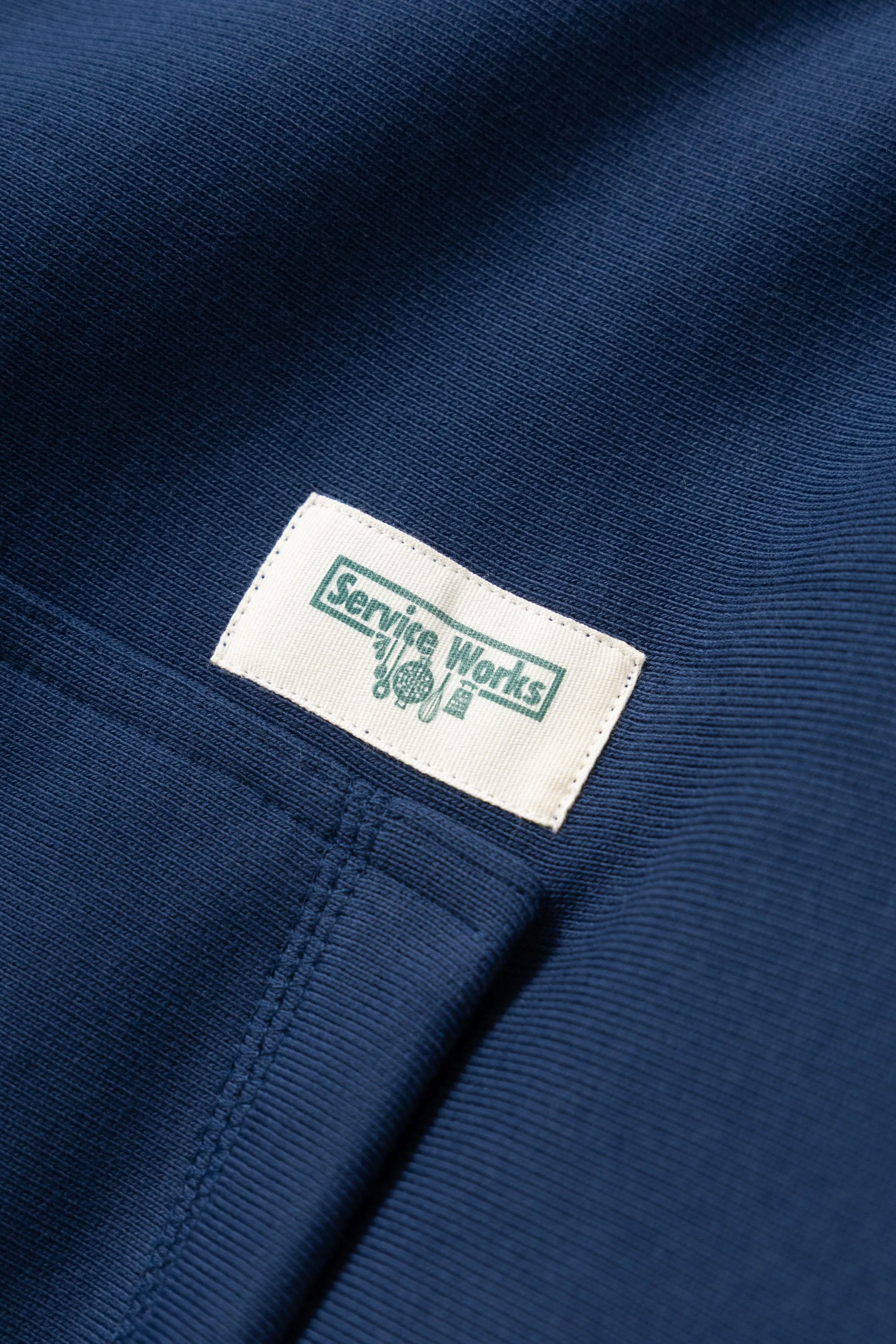 Contrast Stitch Hoodie - Navy sold by Service Works product image thumbnail 4