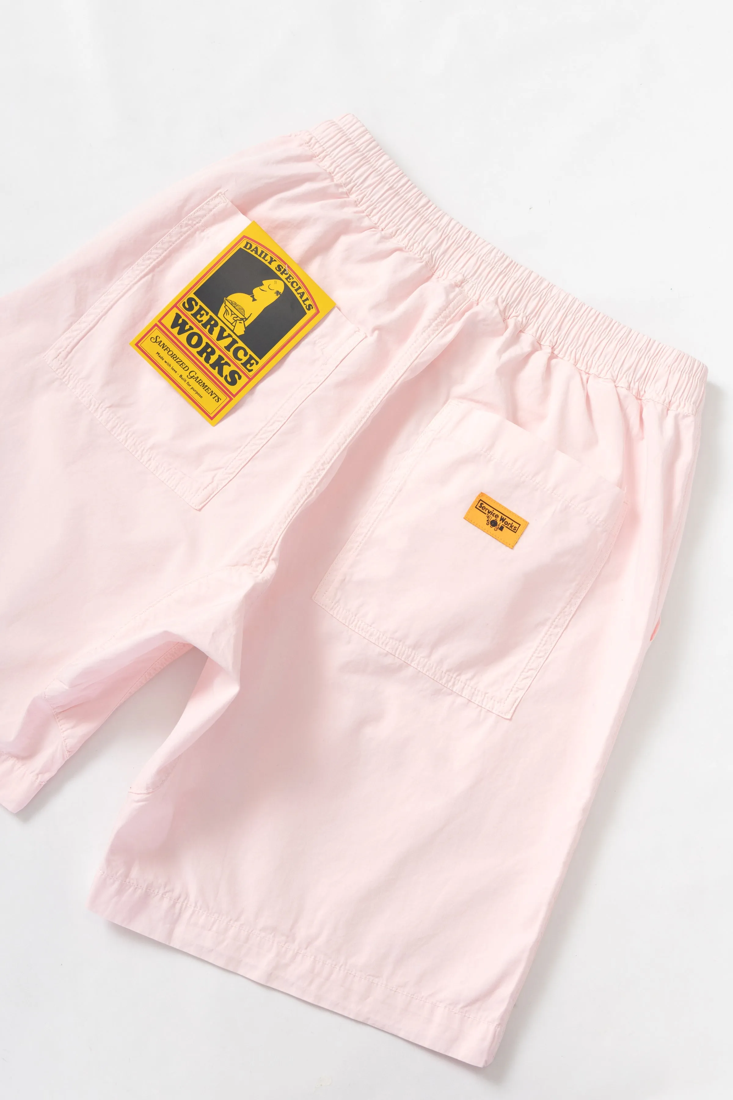 Poplin Chef Shorts - Dusty Pink sold by Service Works product image thumbnail 5