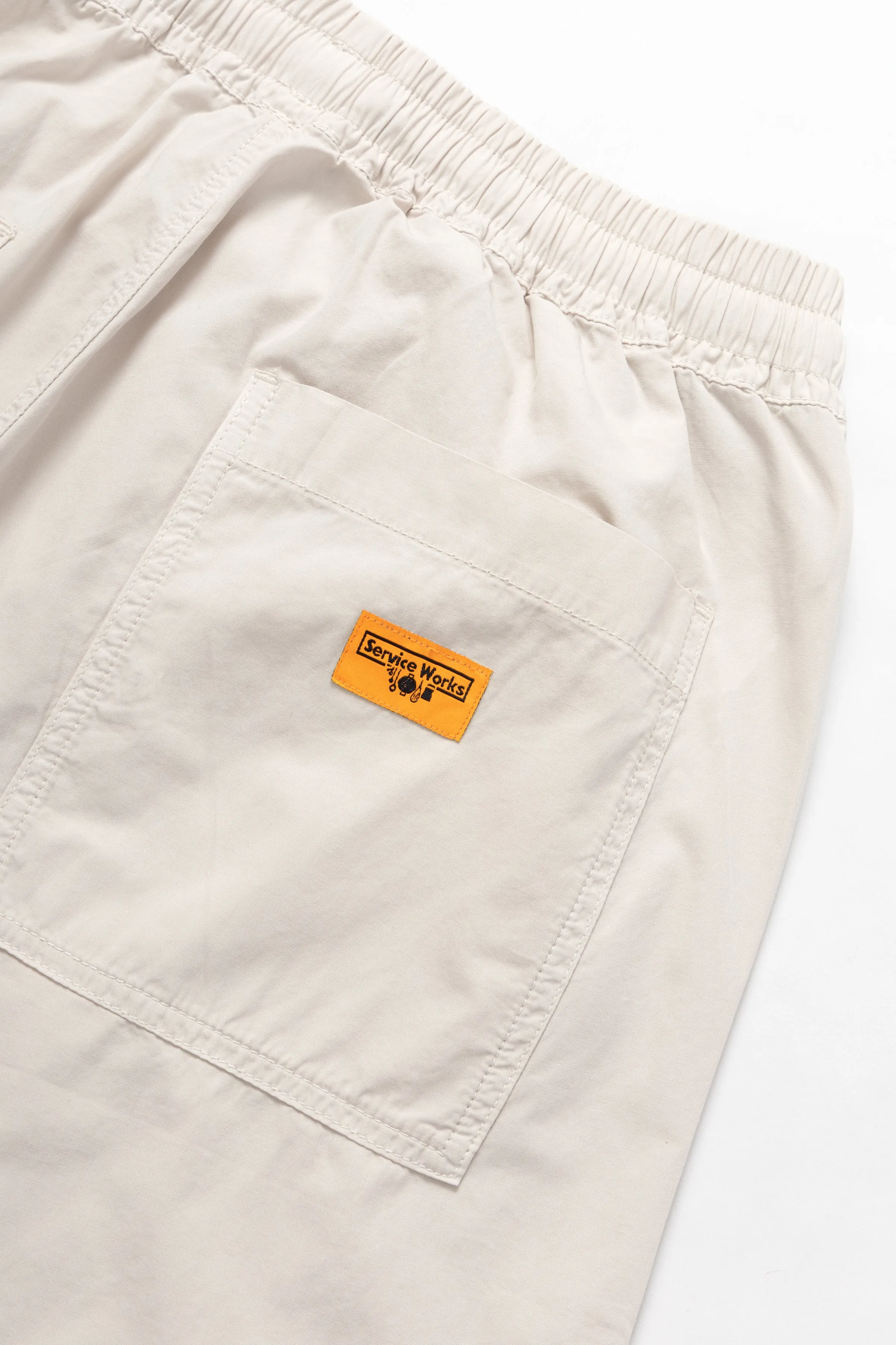 Poplin Chef Shorts - Salt sold by Service Works product image thumbnail 4
