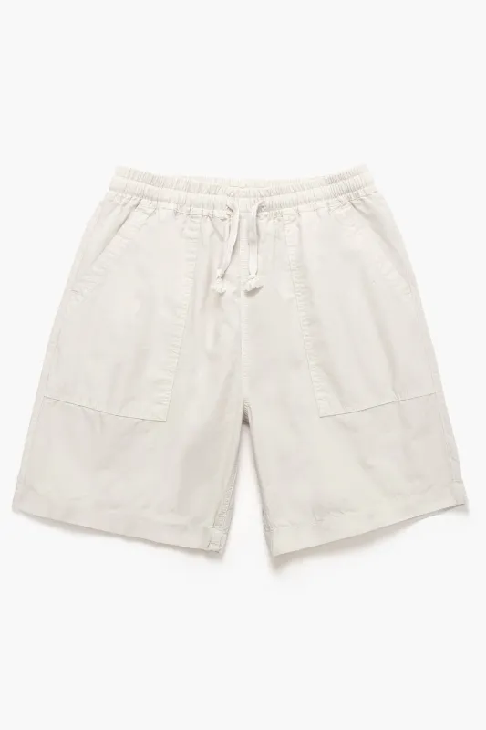 Poplin Chef Shorts - Salt sold by Service Works