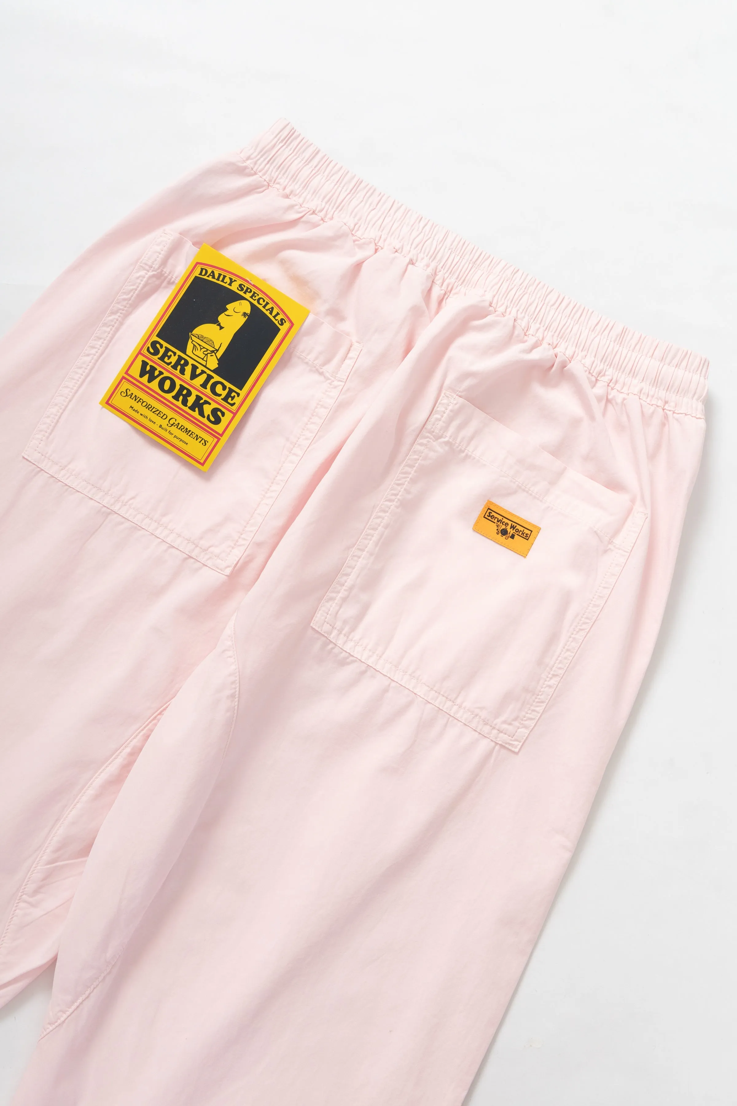 Poplin Chef Pants - Dusty Pink sold by Service Works product image thumbnail 4
