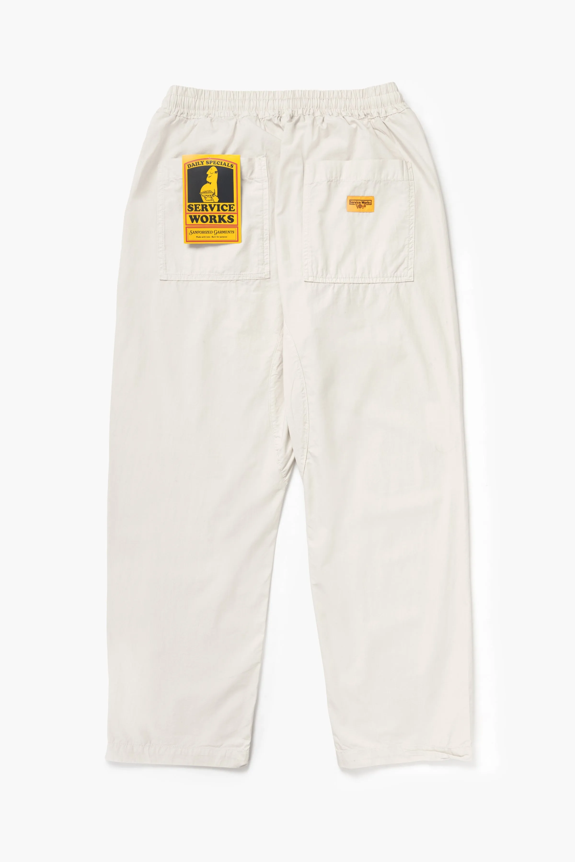 Poplin Chef Pants - Salt sold by Service Works product image thumbnail 5