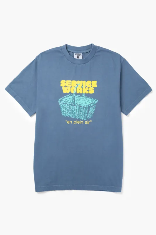 En Plein Air Tee - Slate sold by Service Works