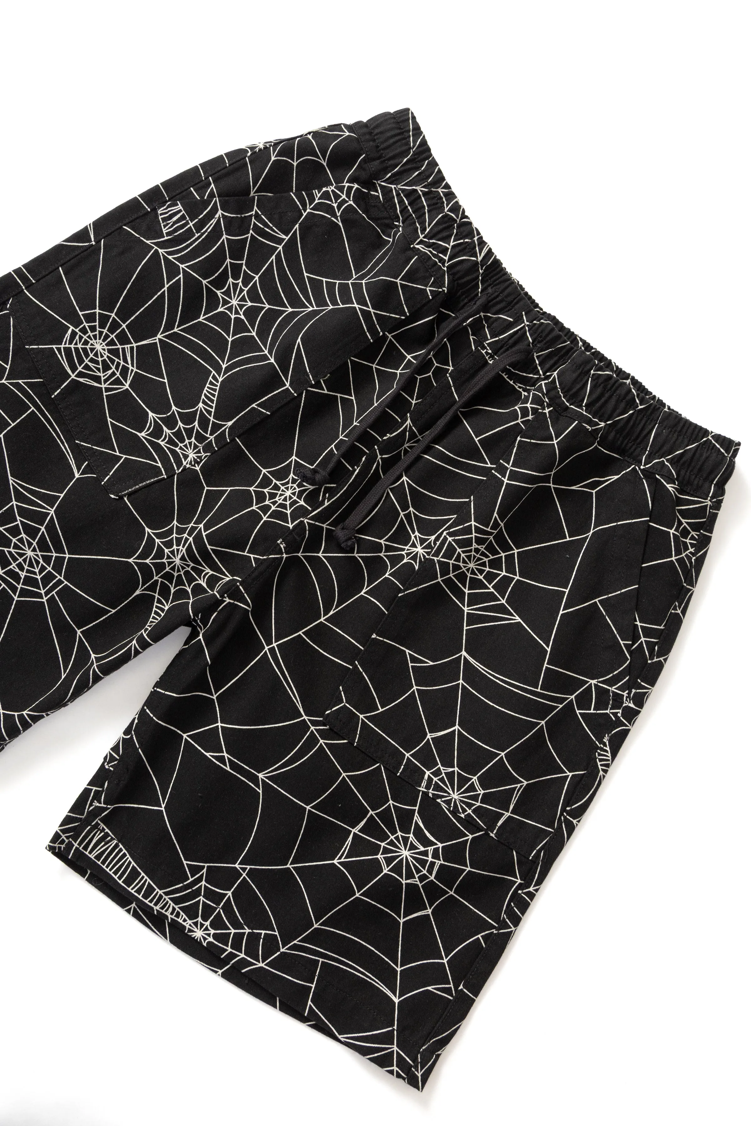 Patterned Chef Shorts - Black Web sold by Service Works product image thumbnail 2