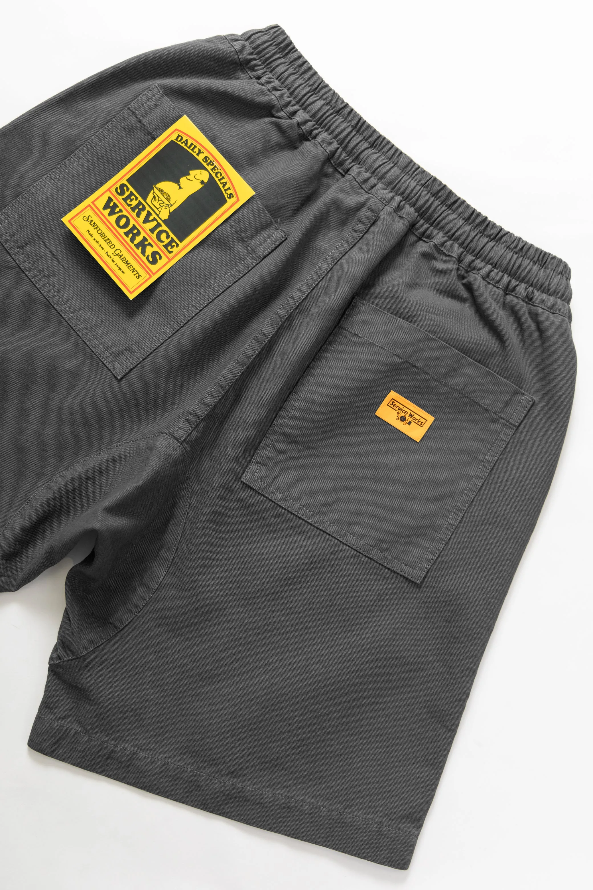 Classic Chef Shorts - Grey sold by Service Works product image thumbnail 5