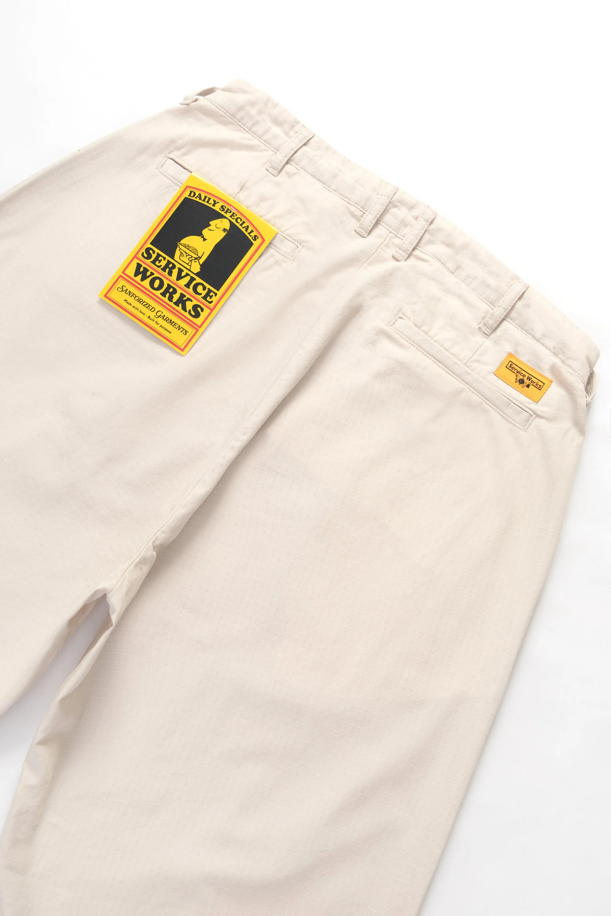 Ripstop Part Timer Pant - Bone sold by Service Works product image thumbnail 4