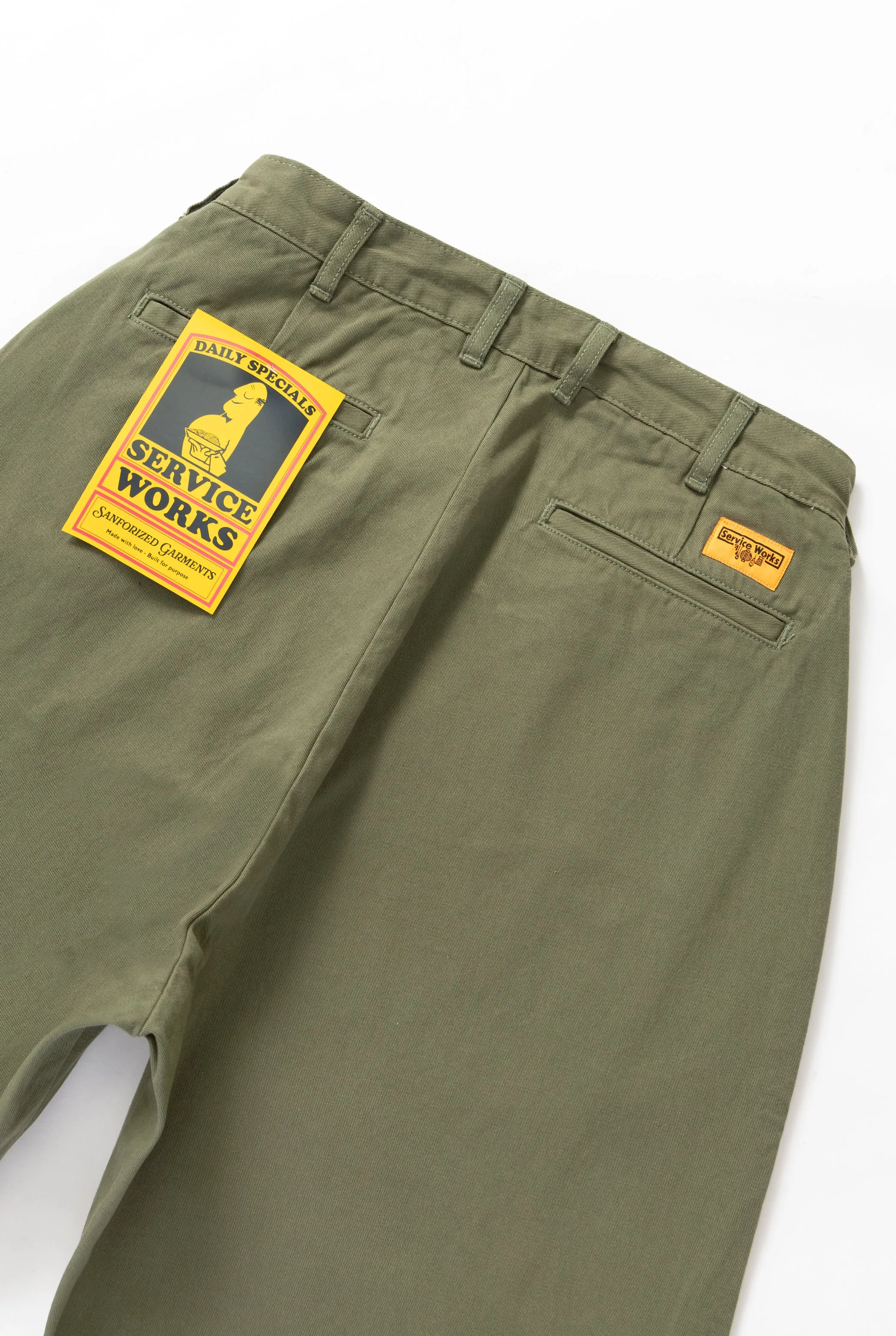 Drill Part Timer Pant - Olive sold by Service Works product image thumbnail 5