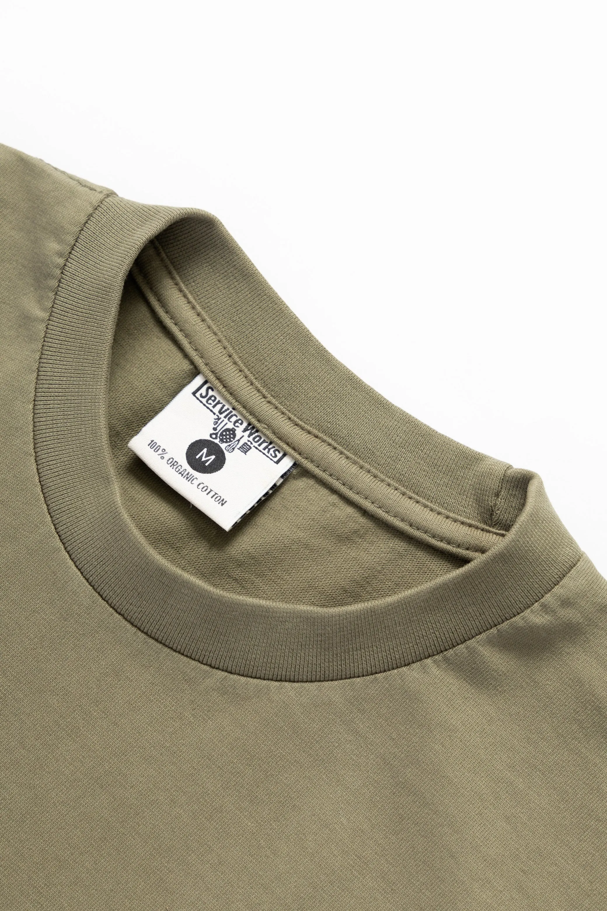 Service Logo Tee - Olive sold by Service Works product image thumbnail 4