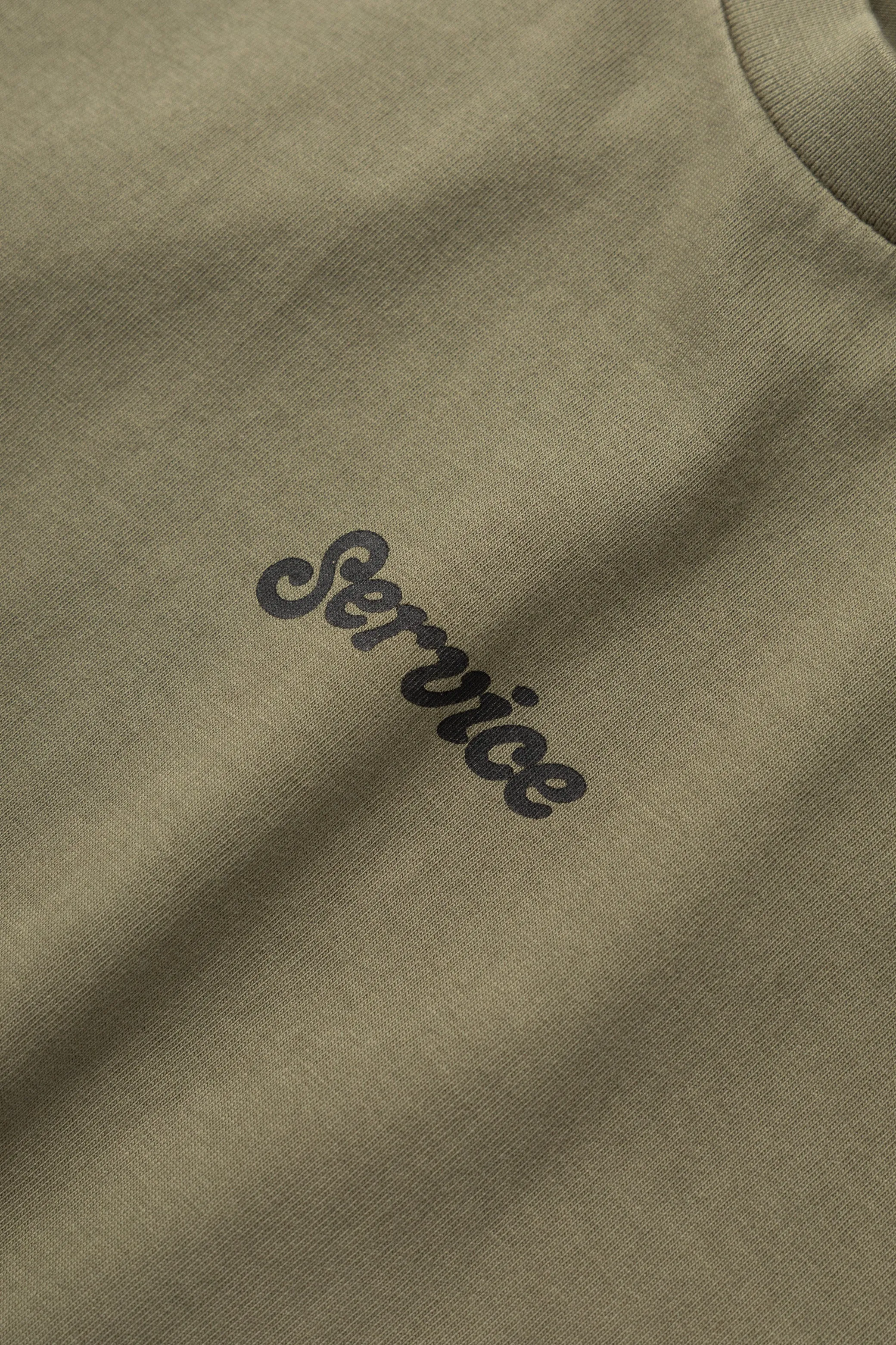 Service Logo Tee - Olive sold by Service Works product image thumbnail 3