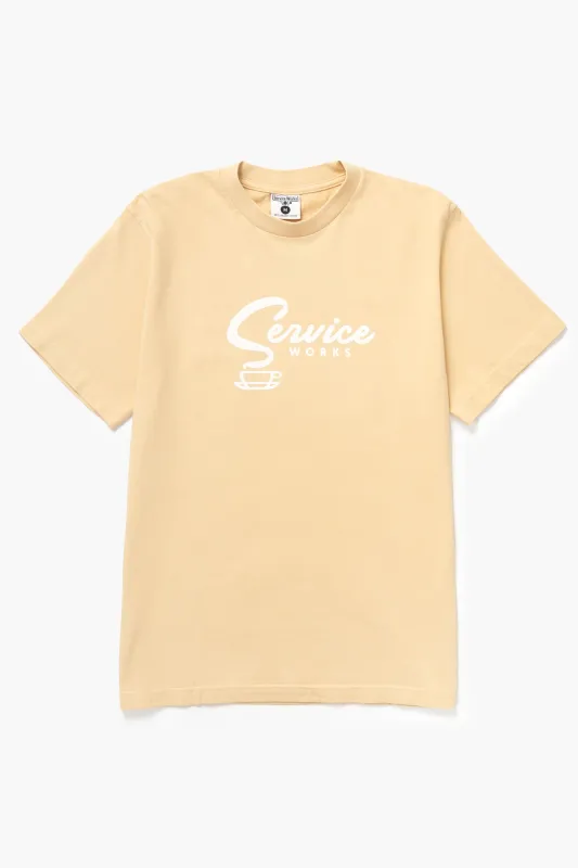 Espresso Tee - Khaki made by Service Works