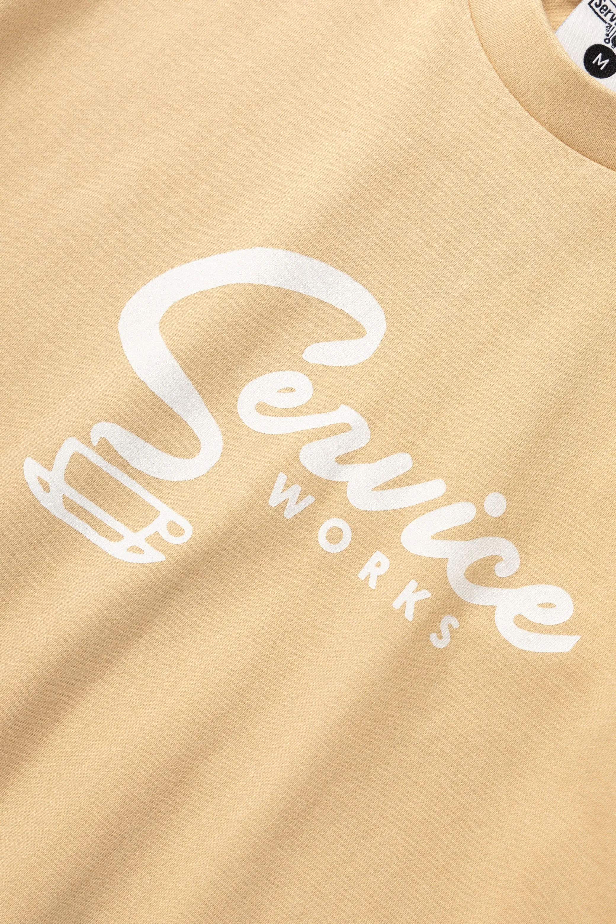 Espresso Tee - Khaki sold by Service Works product image thumbnail 3
