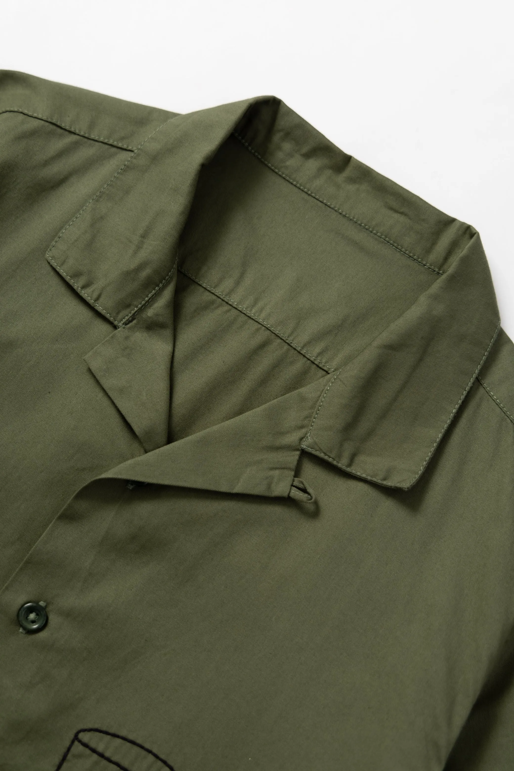 Light Twill Picnic Short Sleeve Shirt - Olive sold by Service Works product image thumbnail 3
