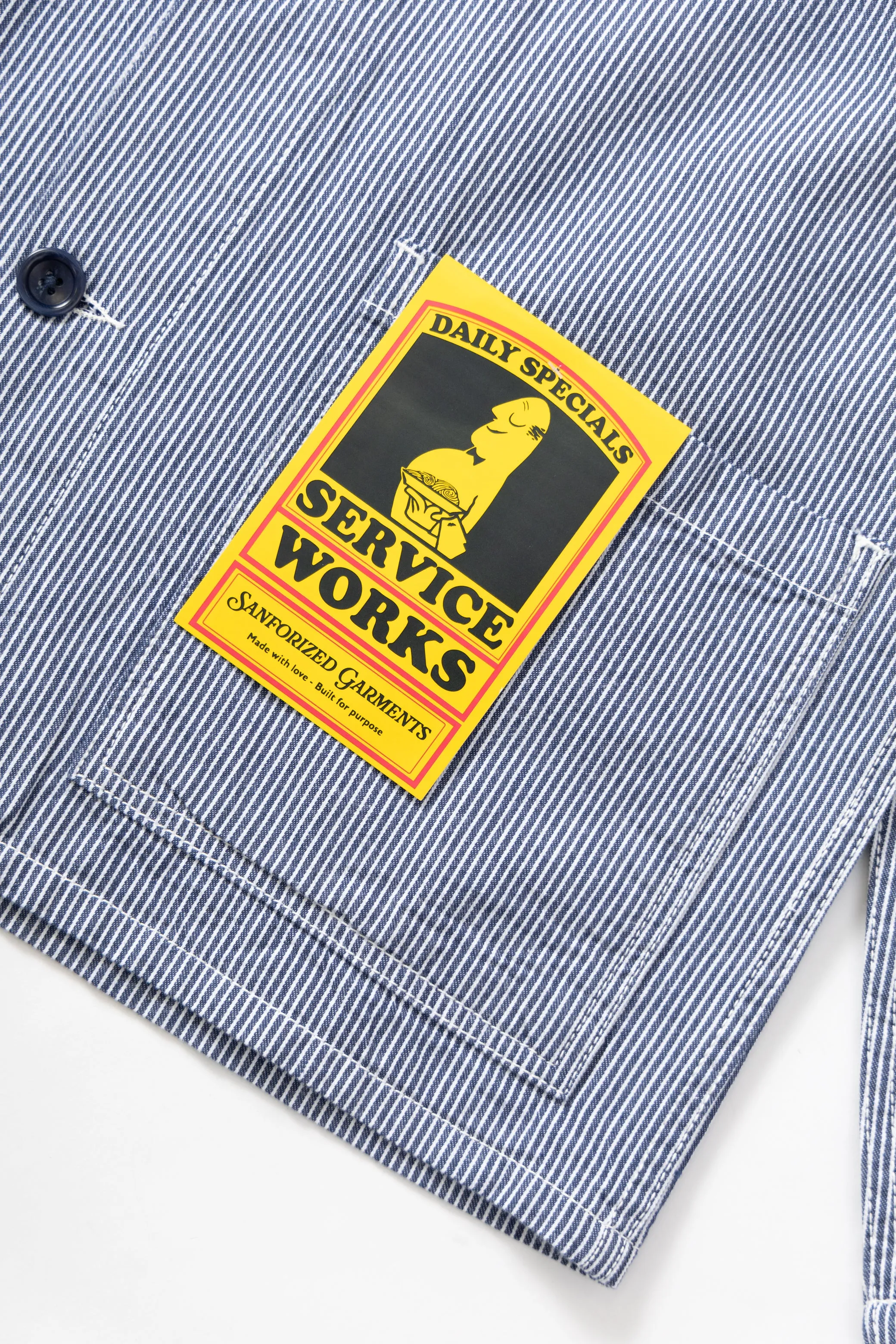 Classic Chore Shirt - Hickory sold by Service Works product image thumbnail 3