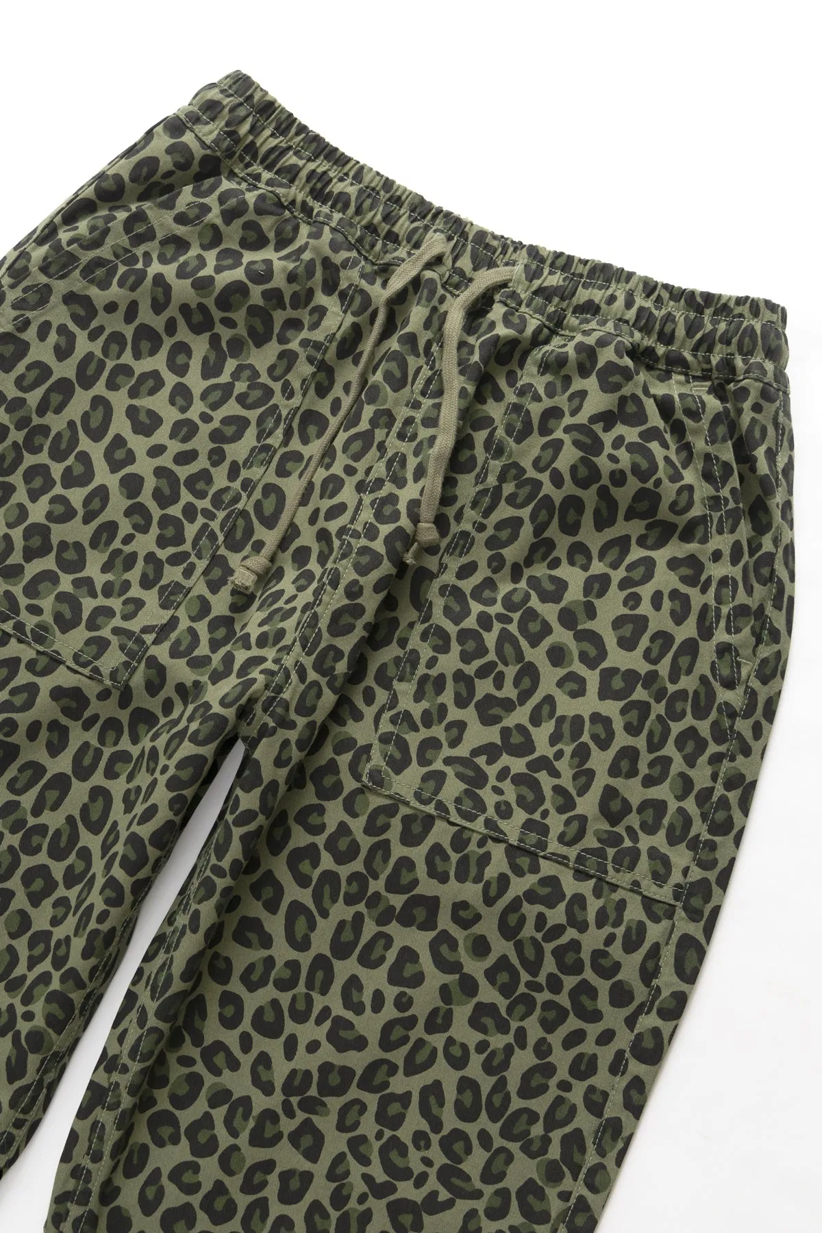 Patterned Chef Pants - Green Leopard sold by Service Works product image thumbnail 3
