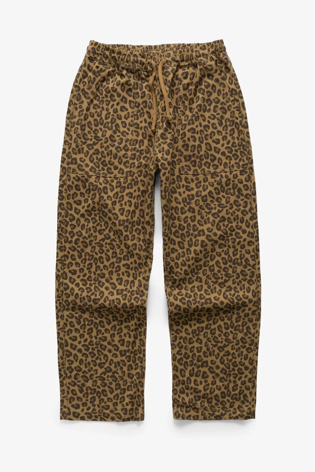 Patterned Chef Pants - Brown Leopard sold by Service Works