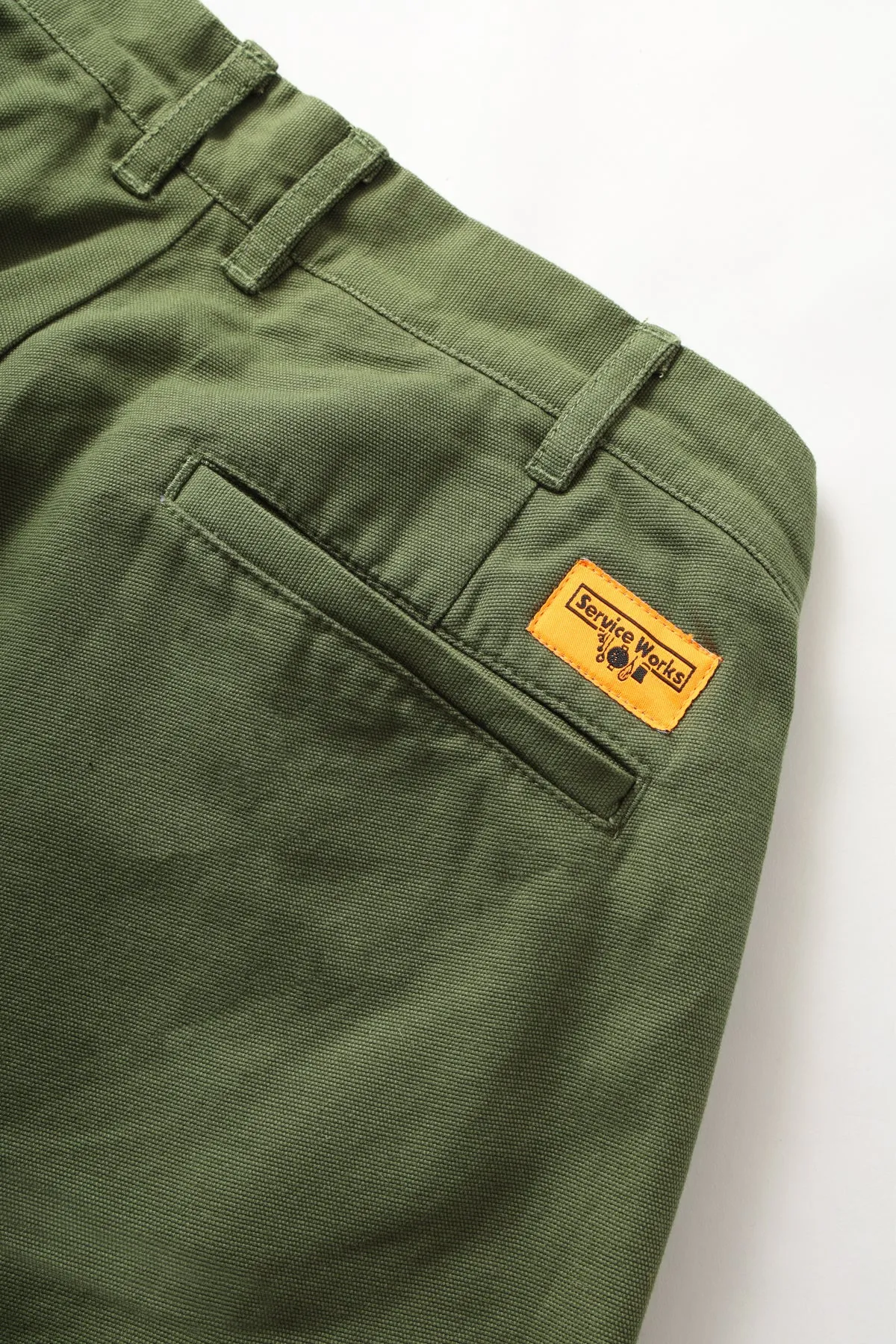 Canvas Part Timer Pant - Olive sold by Service Works product image thumbnail 5