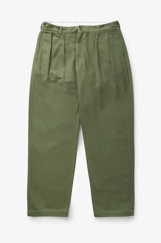 Canvas Part Timer Pant - Olive sold by Service Works