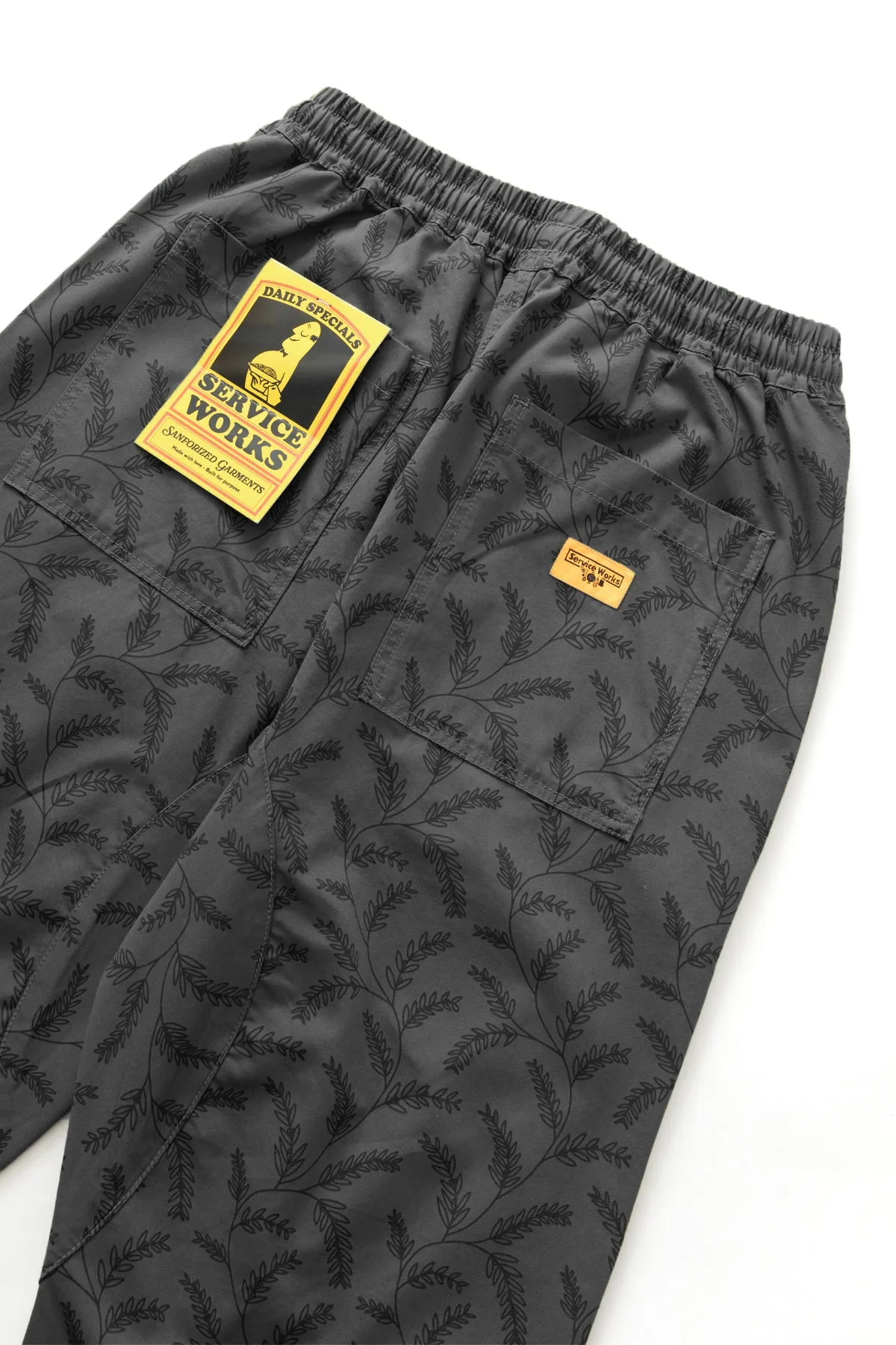 Branch Twill Chef Pants - Black sold by Service Works product image thumbnail 5