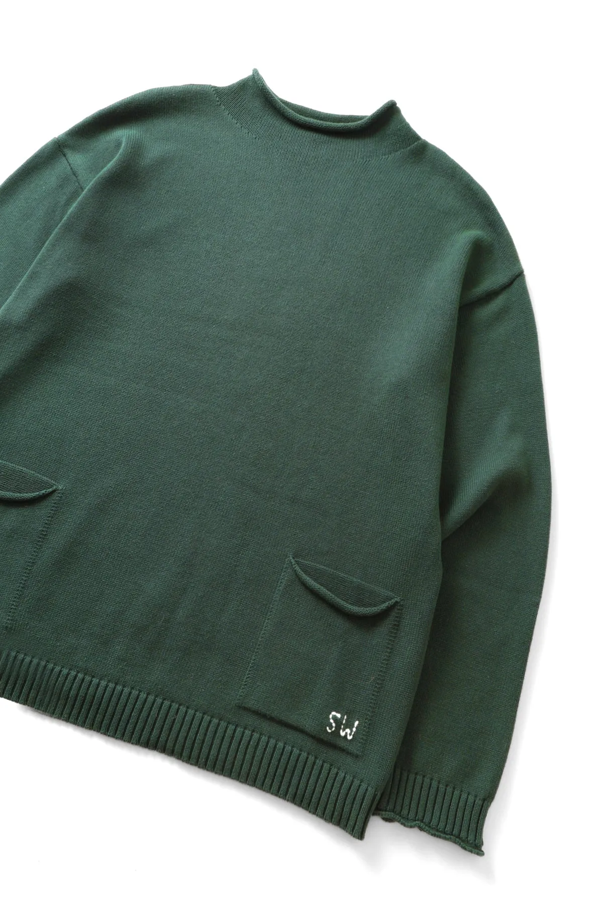 Mock Smock Sweater - Forest sold by Service Works product image thumbnail 3