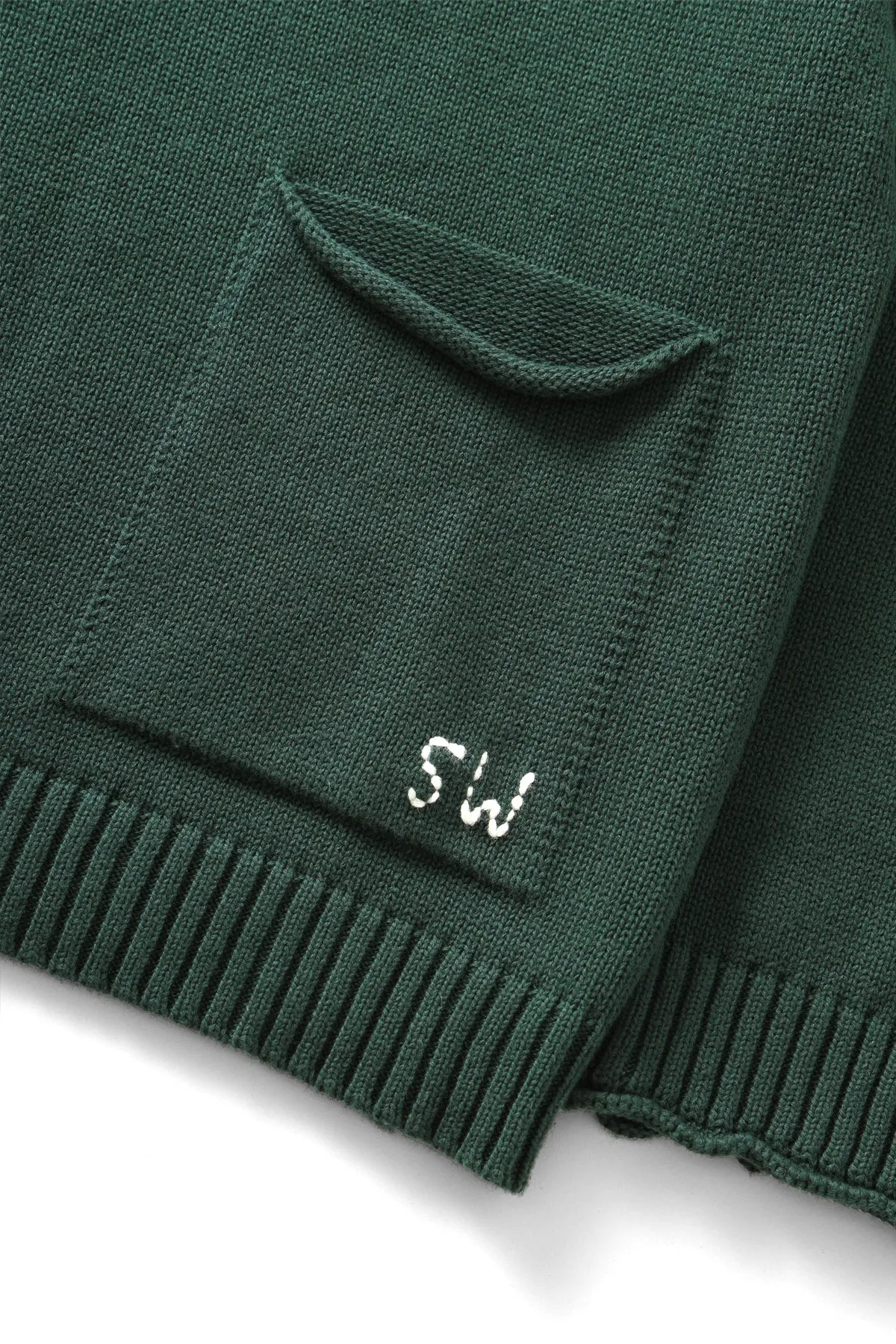 Mock Smock Sweater - Forest sold by Service Works product image thumbnail 2