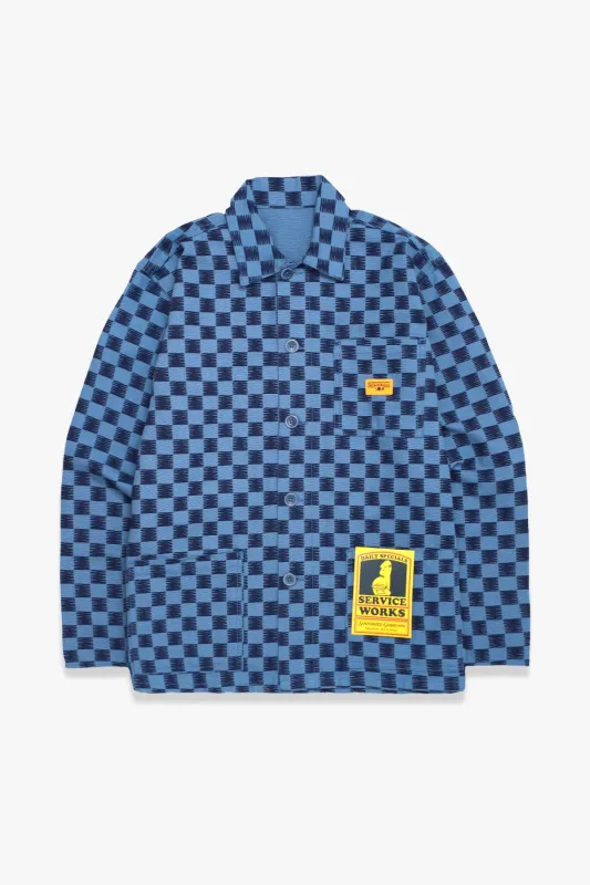 Classic Chore Shirt - Blue Checker made by Service Works