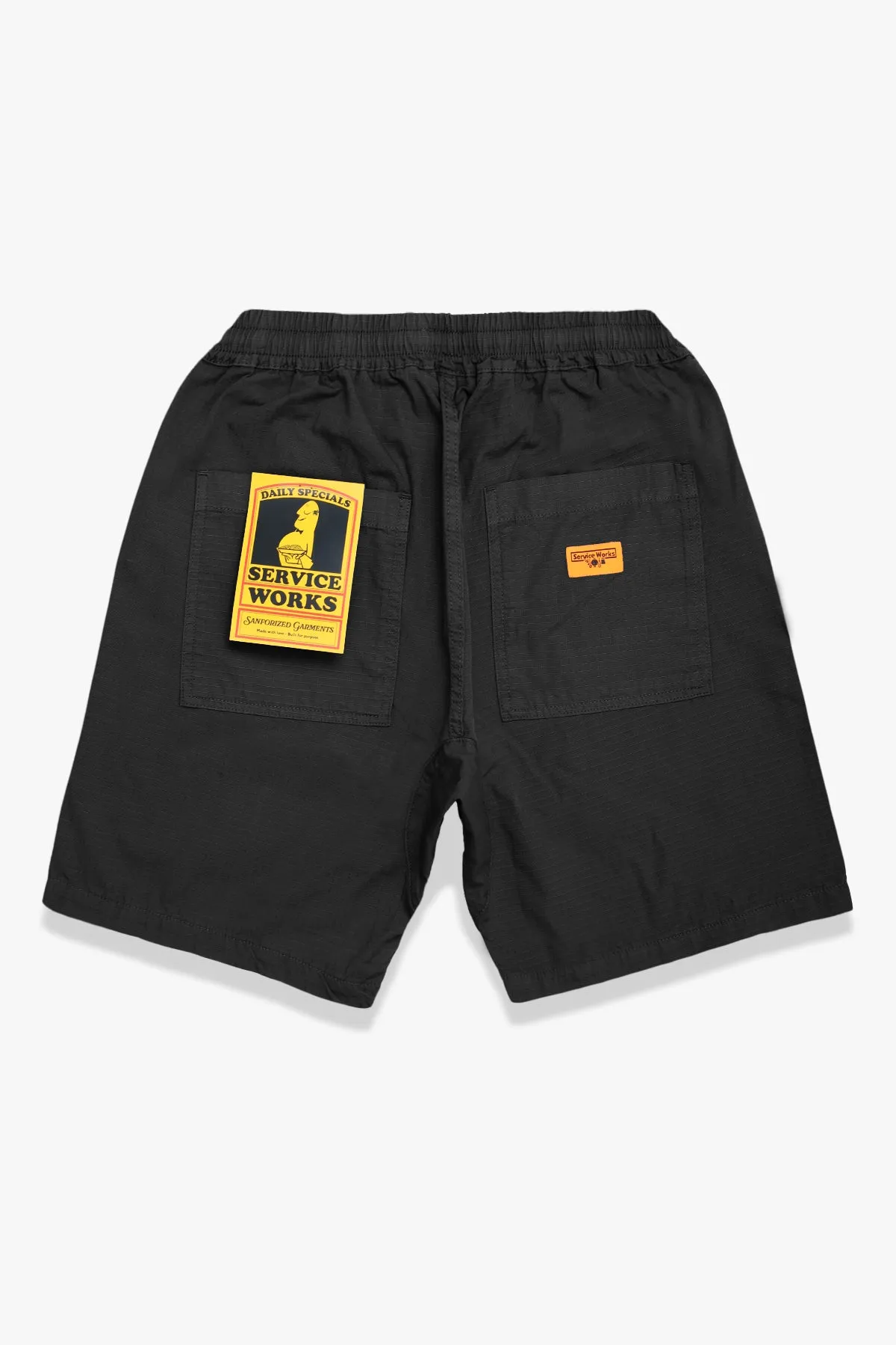 Ripstop Chef Shorts - Black sold by Service Works