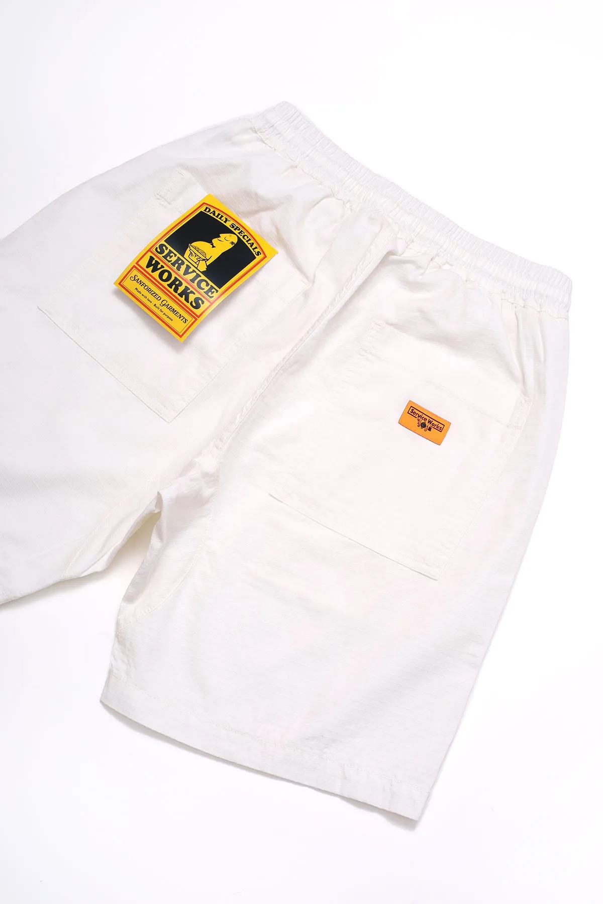 Ripstop Chef Shorts - Off White sold by Service Works product image thumbnail 2