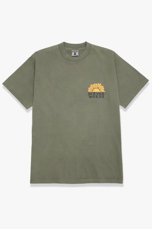 Sunny Side Up Tee - Olive made by Service Works