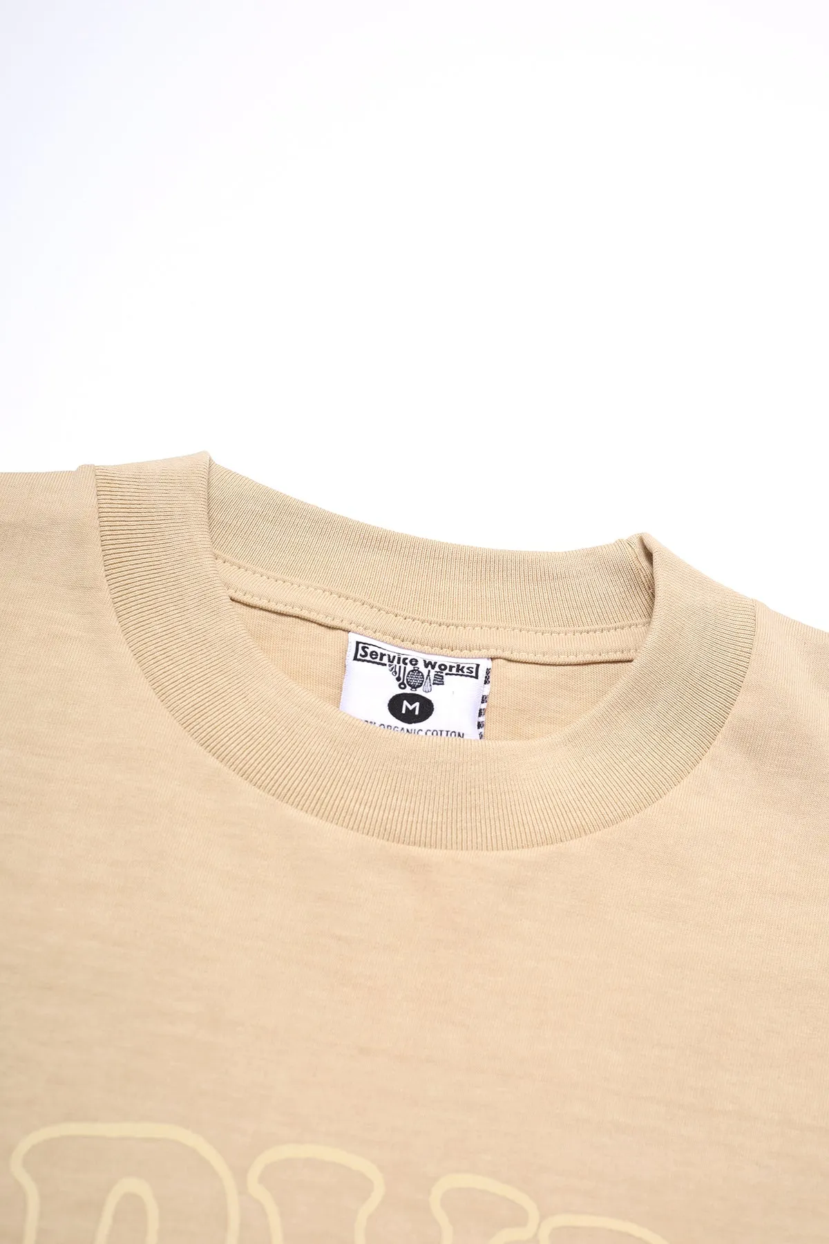 Arch Logo Tee - Khaki sold by Service Works product image thumbnail 4