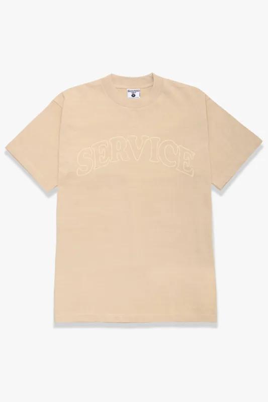 Arch Logo Tee - Khaki made by Service Works