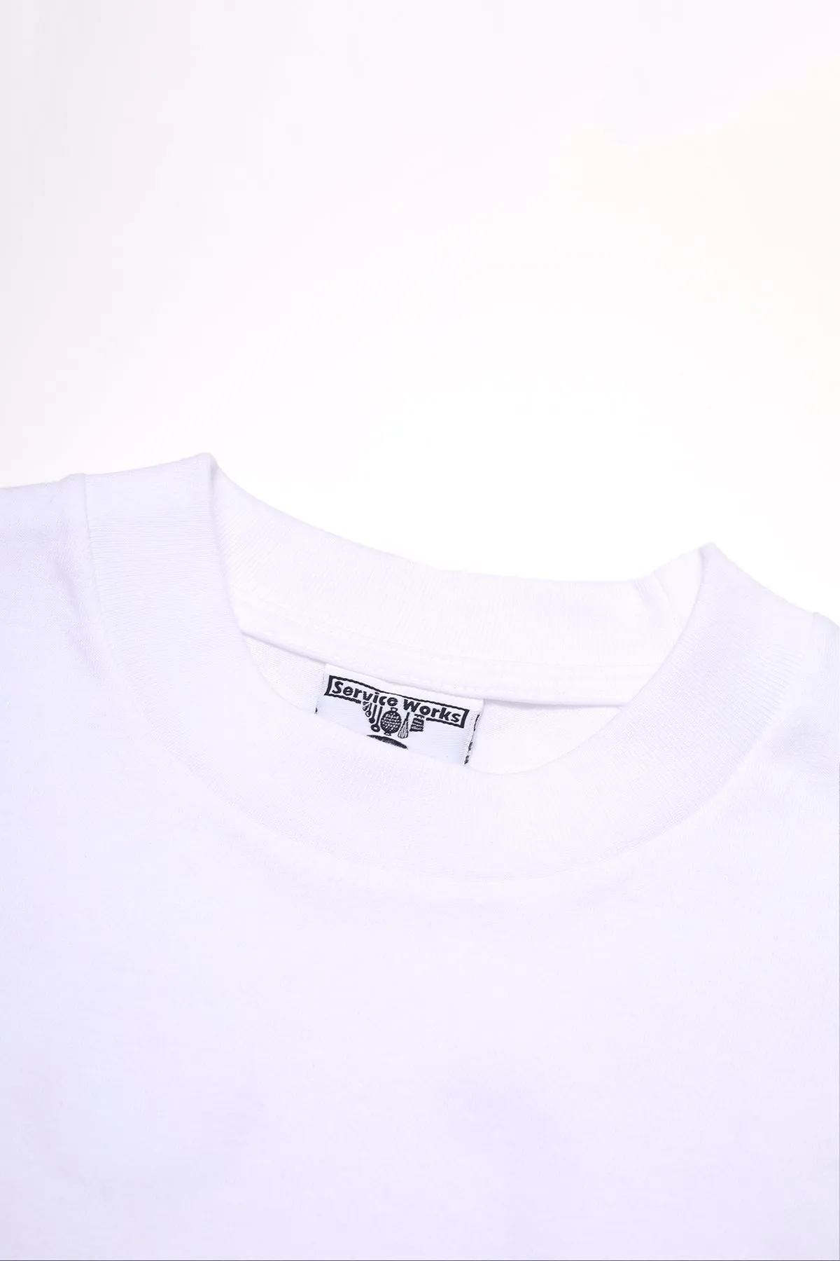 Wine Spill Tee - White sold by Service Works product image thumbnail 5