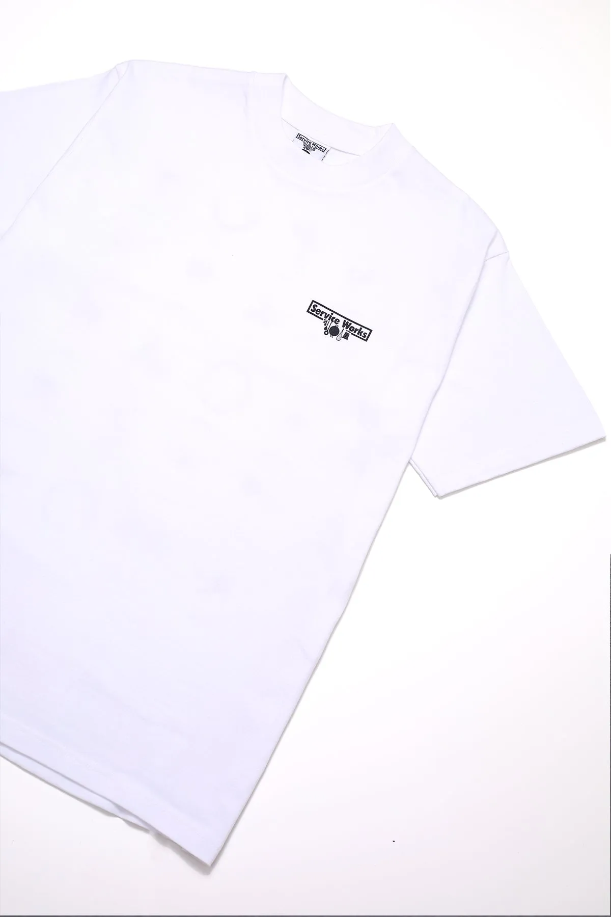 Wine Spill Tee - White sold by Service Works product image thumbnail 4