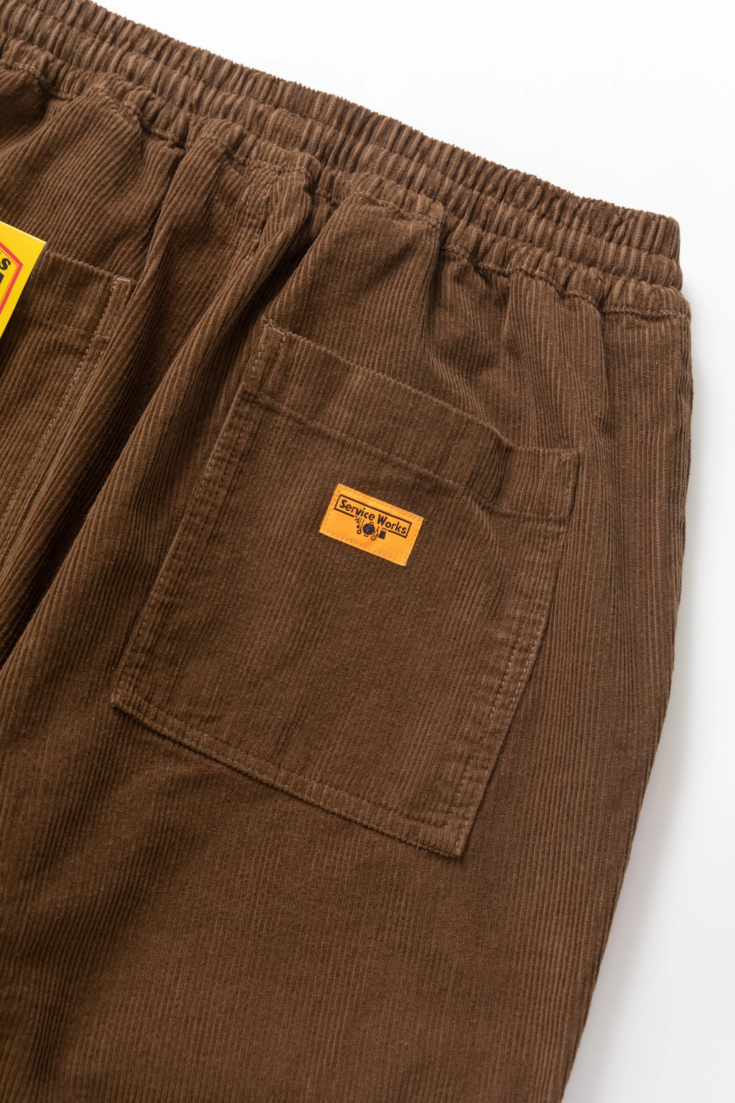 Corduroy Chef Pants - Bark sold by Service Works product image thumbnail 5