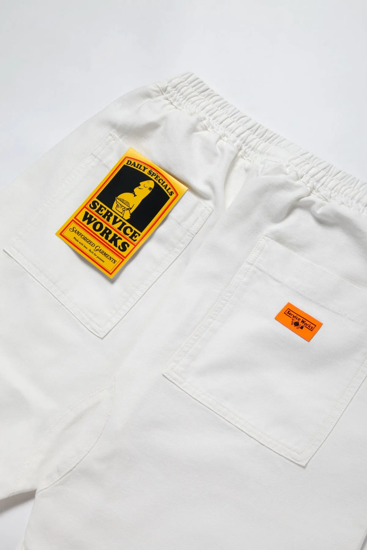 Classic Chef Shorts - White sold by Service Works product image thumbnail 2