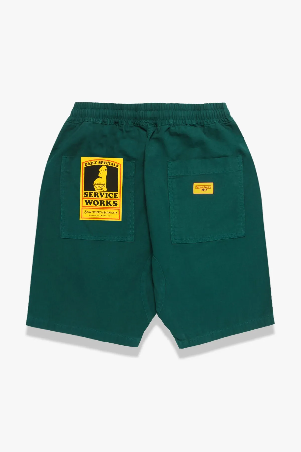 Classic Chef Shorts - Teal sold by Service Works