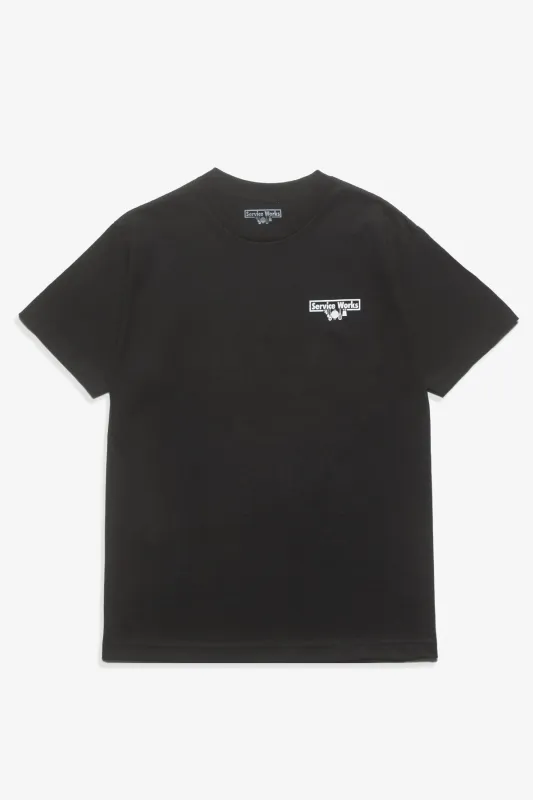 Logo Tee - Black made by Service Works