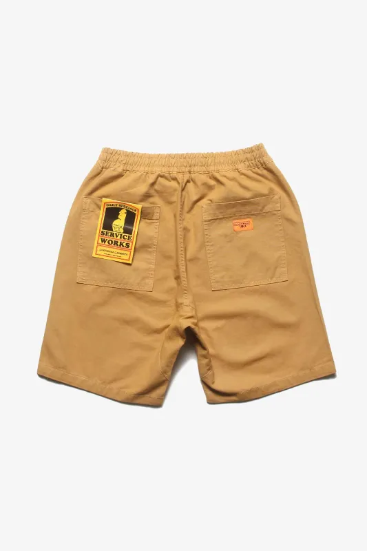 Classic Chef Shorts - Tan sold by Service Works