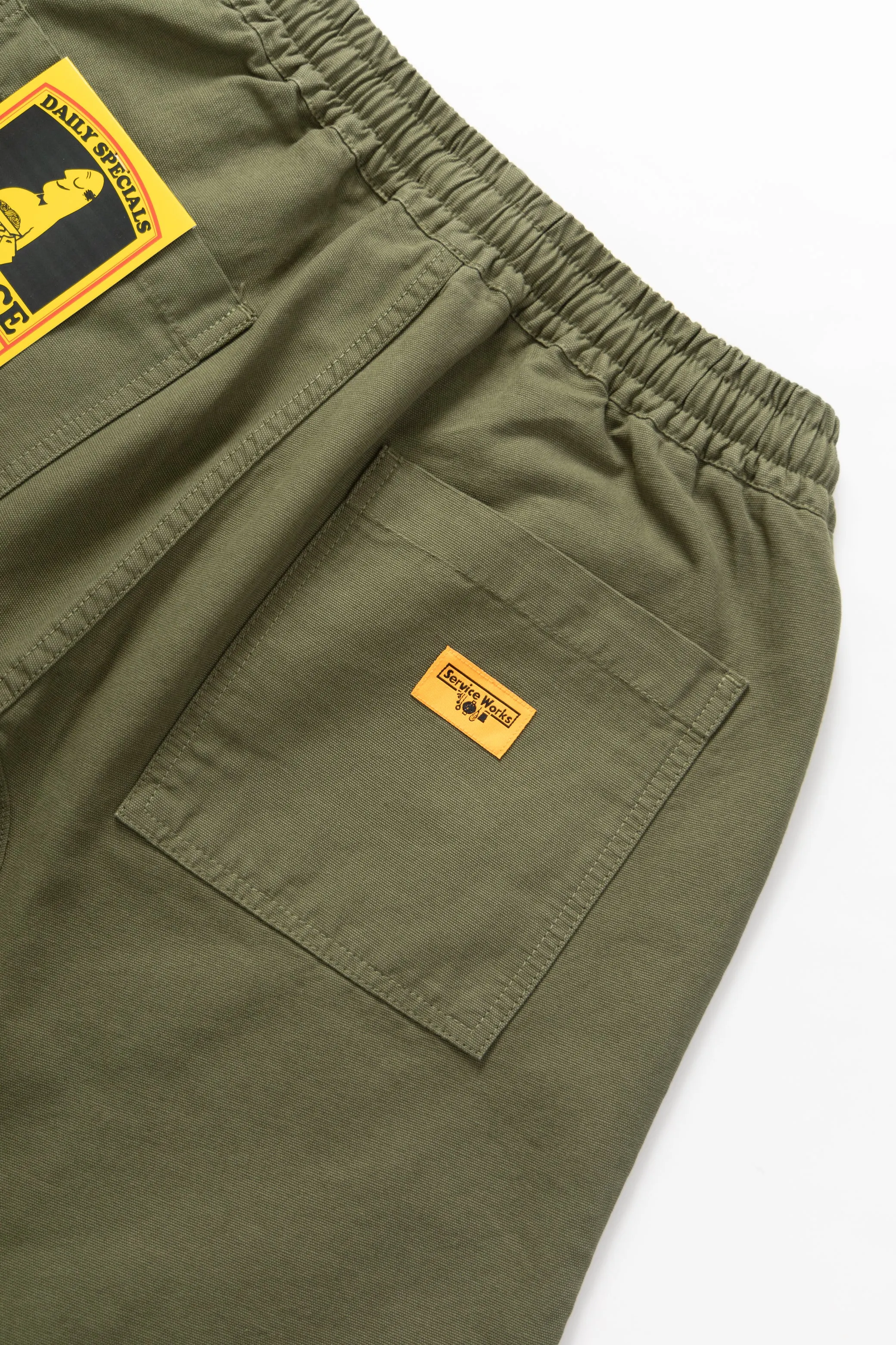 Classic Chef Shorts - Olive sold by Service Works product image thumbnail 4