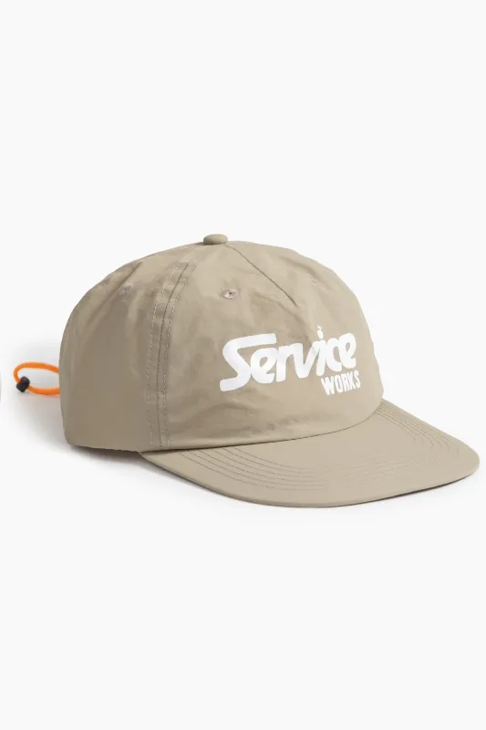 Nylon Drivers Cap - Khaki made by Service Works