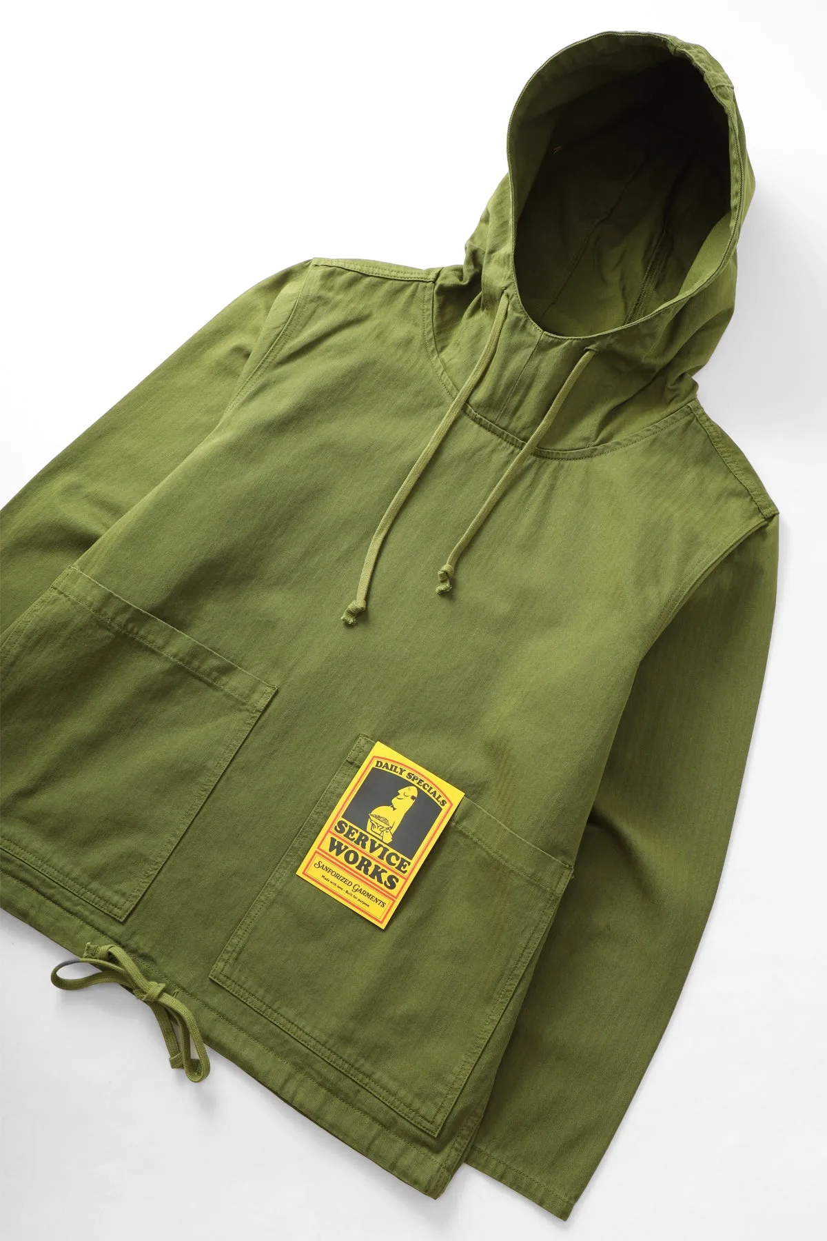 Herringbone Market Smock - Pesto sold by Service Works product image thumbnail 2