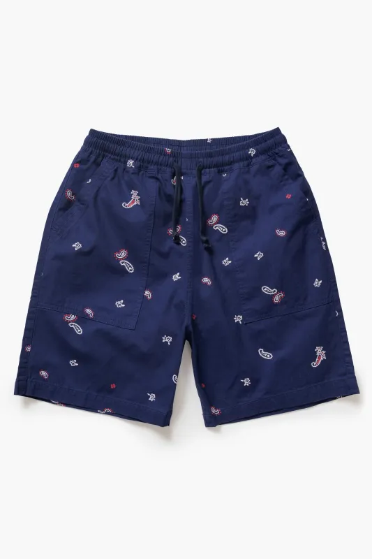 Paisley Chef Shorts - Royal made by Service Works