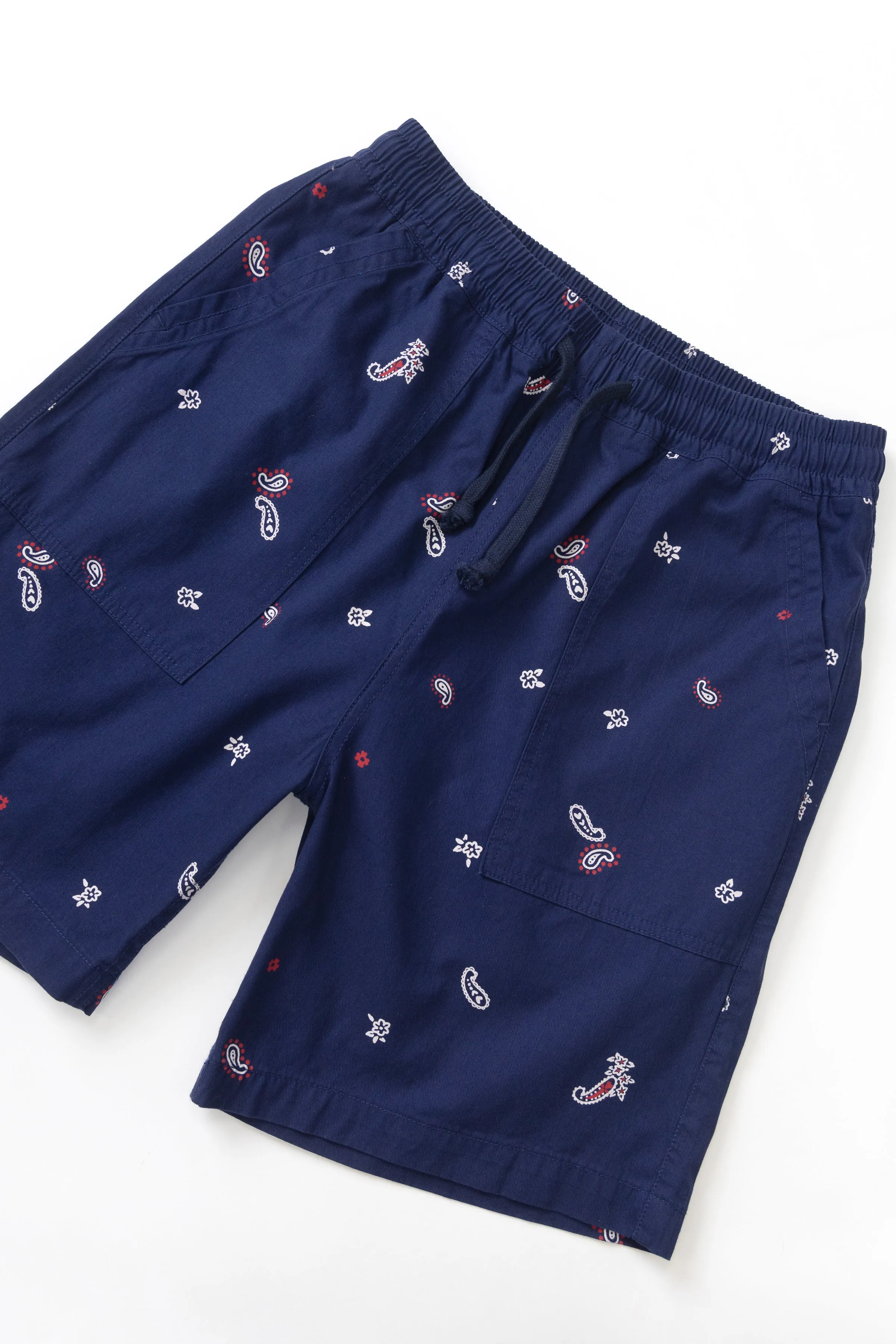 Paisley Chef Shorts - Royal sold by Service Works product image thumbnail 2