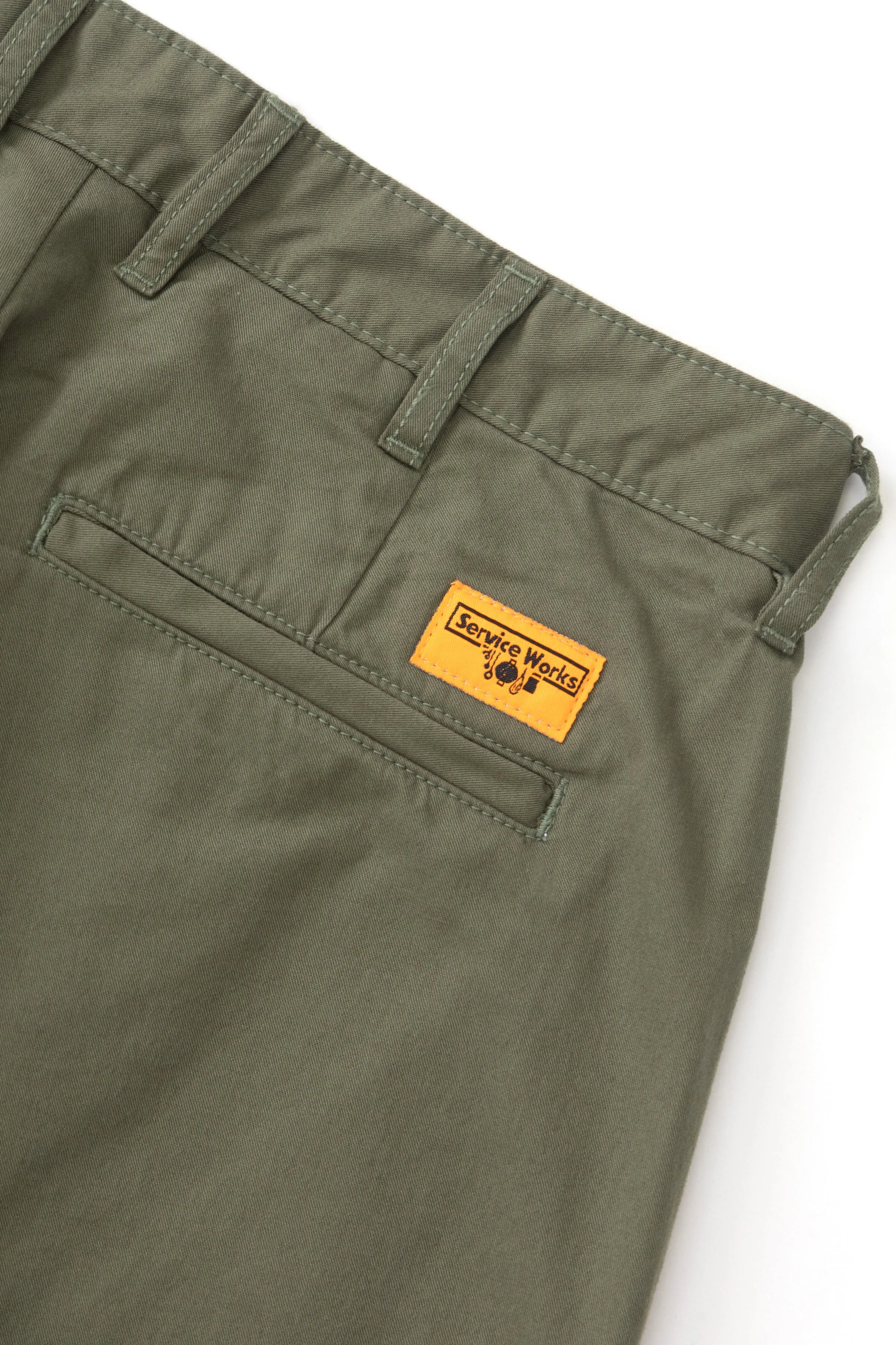 Twill Part Timer Pant - Olive sold by Service Works product image thumbnail 5