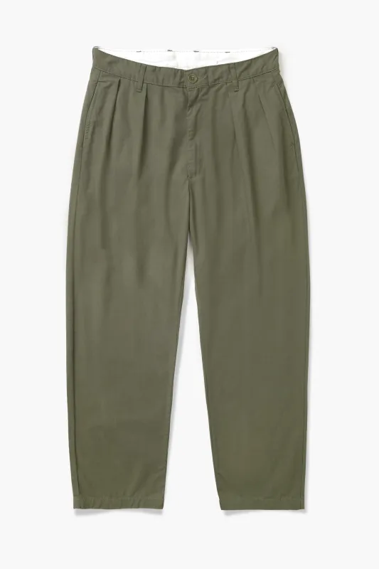 Twill Part Timer Pant - Olive made by Service Works