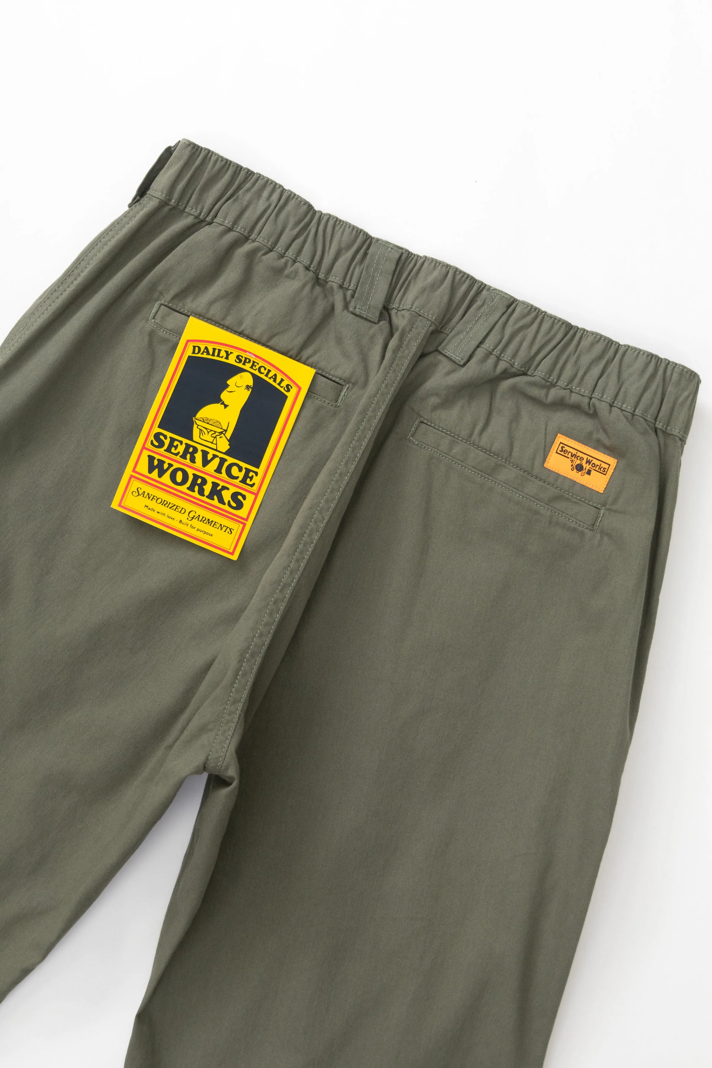 Twill Waiters Pant - Olive sold by Service Works product image thumbnail 4