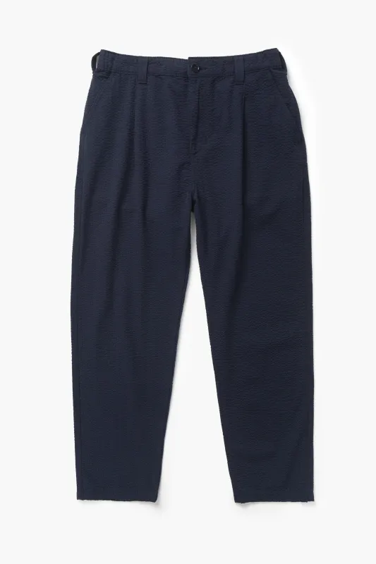 Seersucker Waiters Pant - Dark Navy made by Service Works