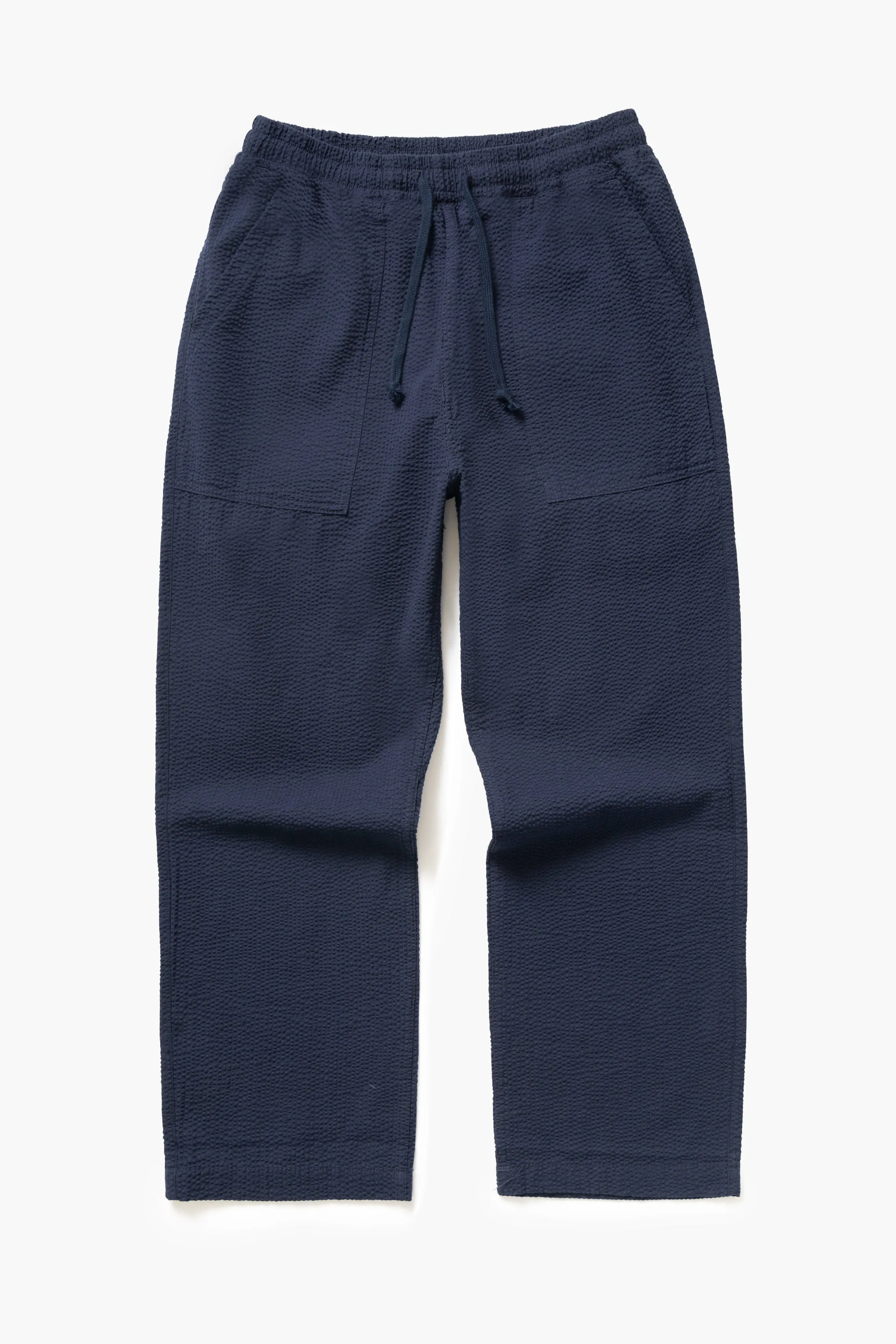 Seersucker Chef Pants - Dark Navy sold by Service Works
