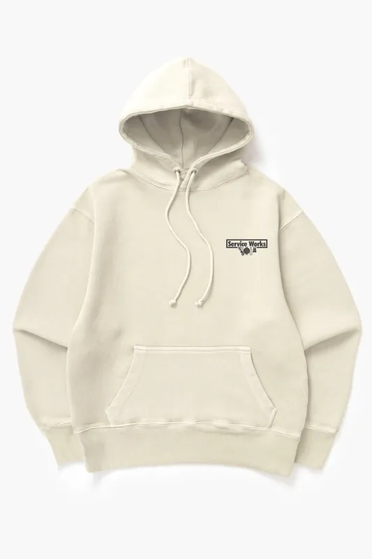 Loopback Hoodie - Natural sold by Service Works